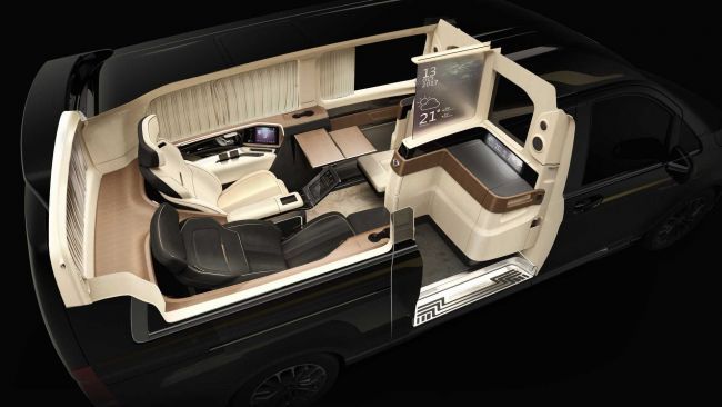 Italdesign готовит люксовую версию Mercedes V-класса с кожей и деревом (ФОТО)
