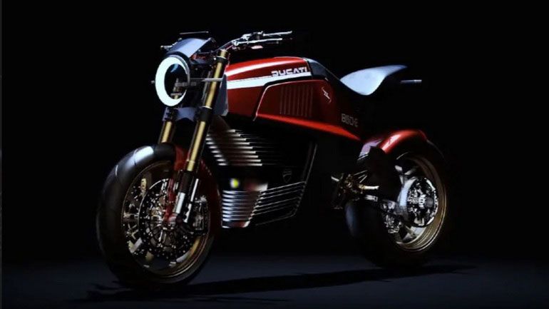 Italdesign представила электрический мотоцикл Ducati