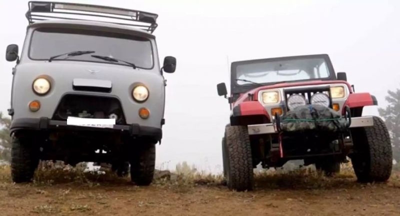 Буханка VS Jeep Wrangler: тест-драйв на бездорожье (видео) 1