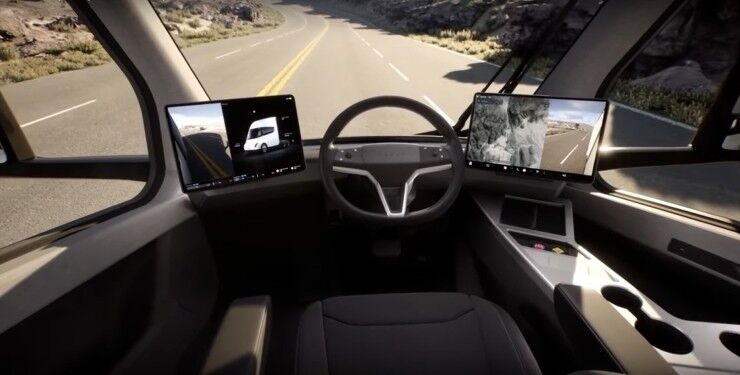 Електрична вантажівка Tesla Semi здивувала дуже нестандартним інтер'єром (ВІДЕО)