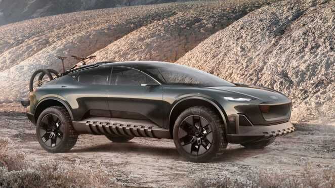 Електричний позашляховик Audi Activesphere зможе трансформуватися у пікап (ВІДЕО)
