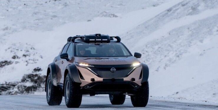 Електрокросовер Nissan Ariya вирушить в автопробіг від північного до південного полюса