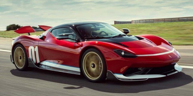 Анансовано новий електричний гіперкар Pininfarina Battista