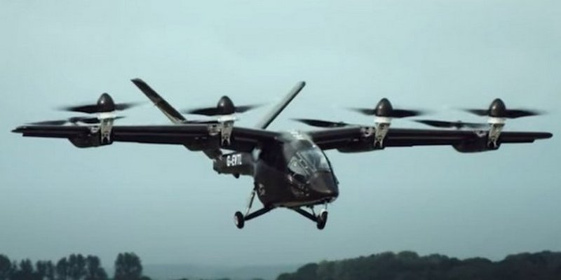 Аеротаксі VX4 розбилося під час пробного польоту