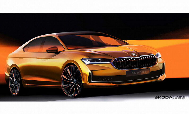 Ліфтбек та універсал Skoda Superb 2024 показали на офіційних зображеннях