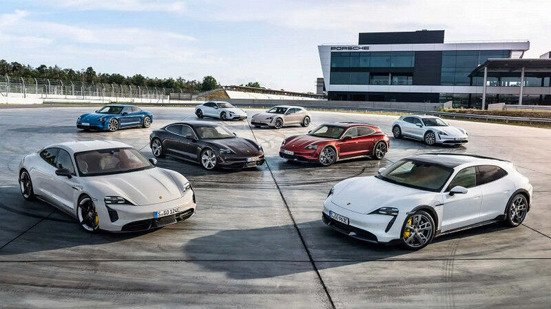 Продажі електрокара Porsche Taycan б’ють рекорди