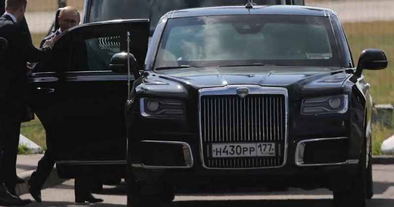Путін подарував Кім Чен Ину преміальне російське авто "Aurus" (ФОТО)